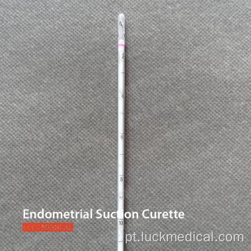 Amostrador de biópsia endometrial cânula de amostragem ginecológica